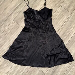 EASTER READY Zara Black Satin Top